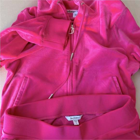 NWT ⚜️💖⚜️ JUICY COUTURE OG BIG BLING VELOUR ZIP-UP HOODIE PANTS SET - Picture 12 of 15